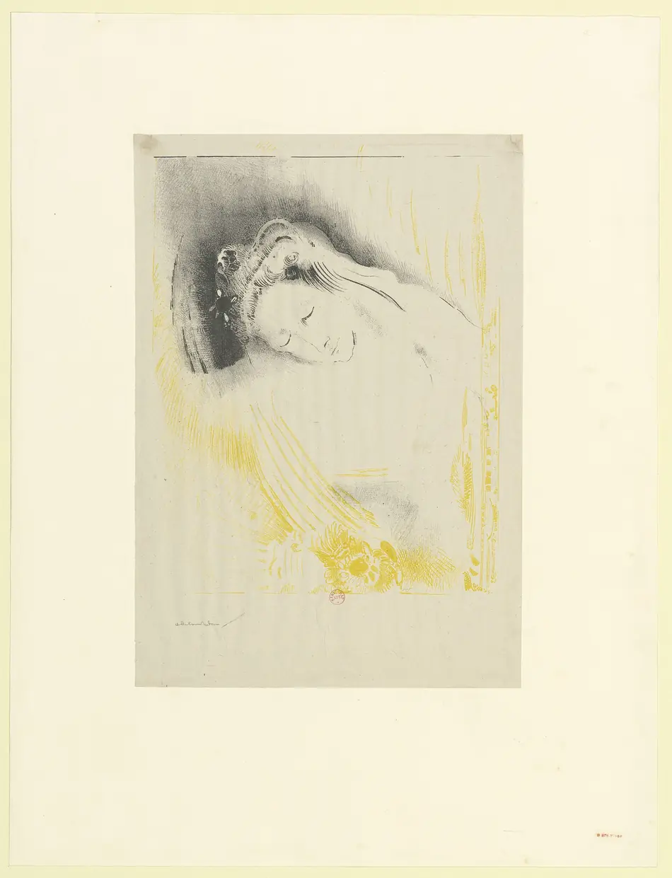 A Sulamita, litografia de Odilon Redon