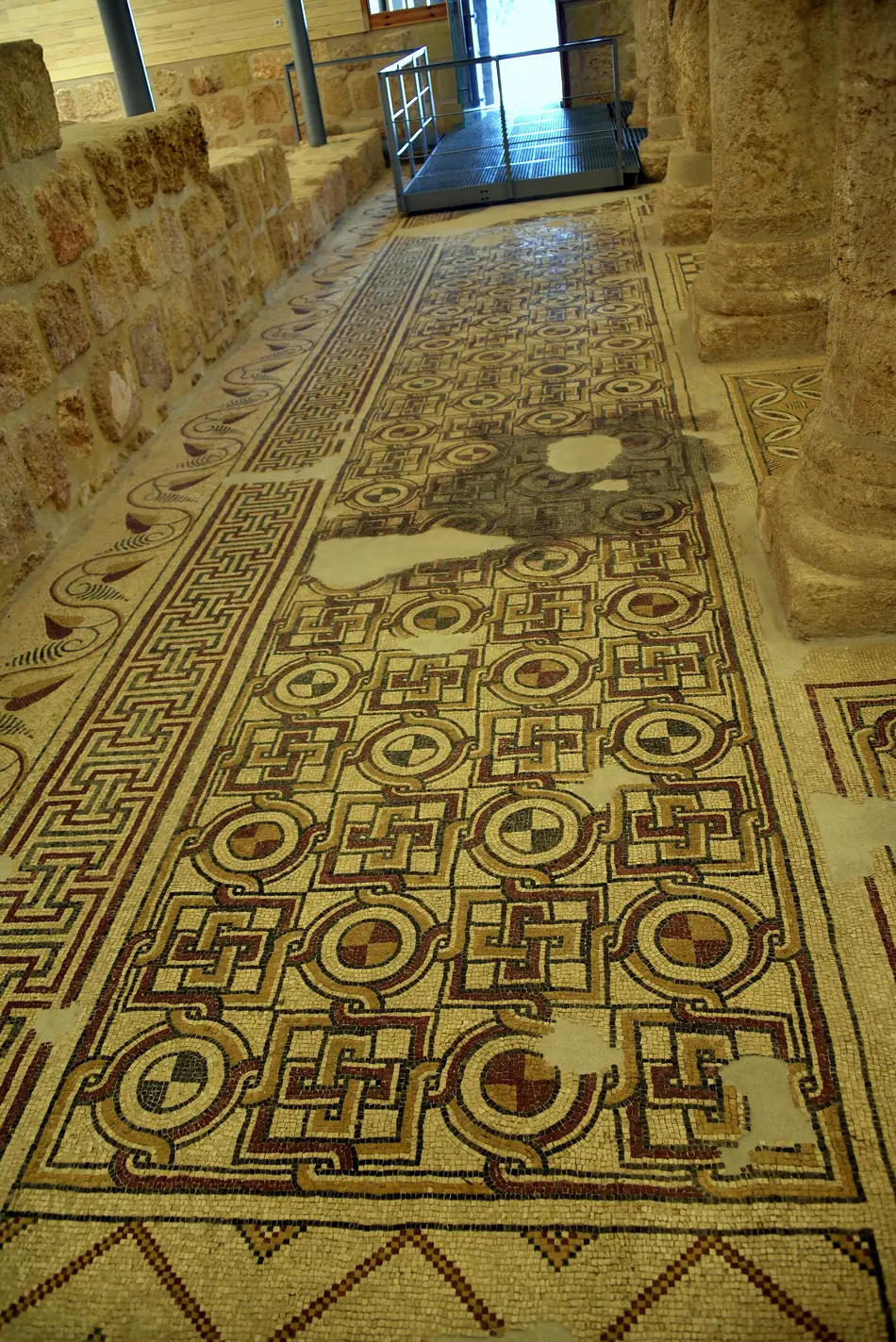 Mosaicos da basílica do monte Nebo