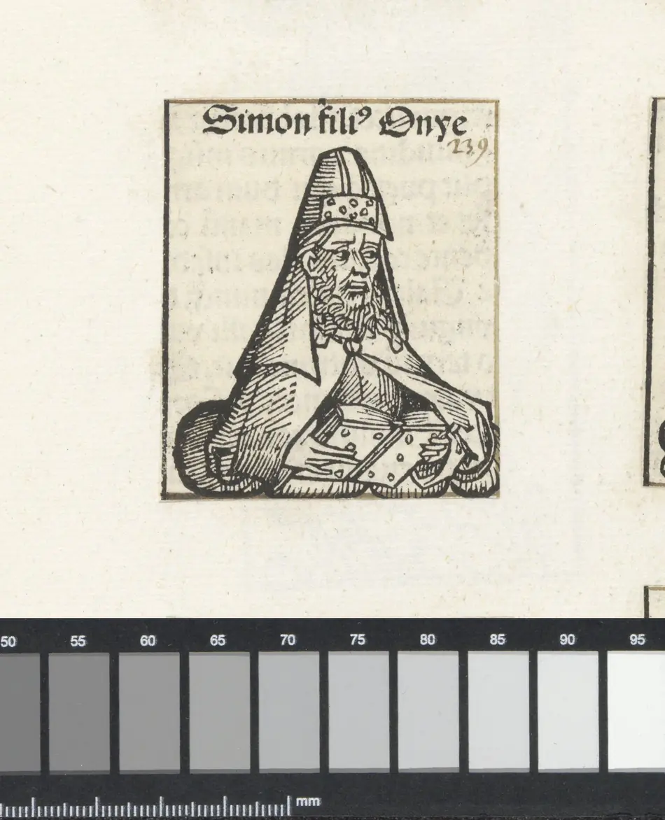 Simão, filho de Onias, no Liber Chronicarum
