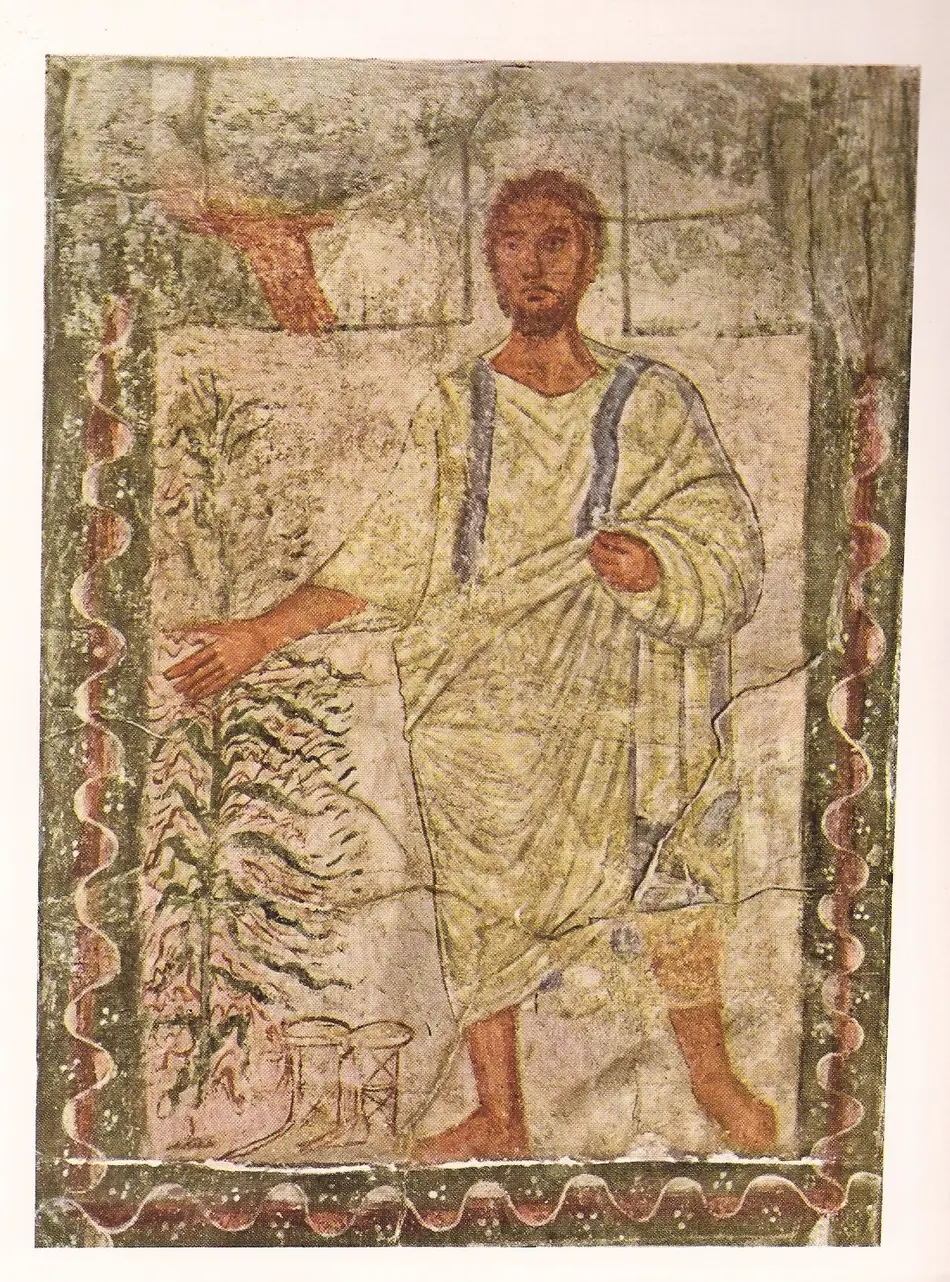Moisés diante da sarça ardente, em Dura Europos