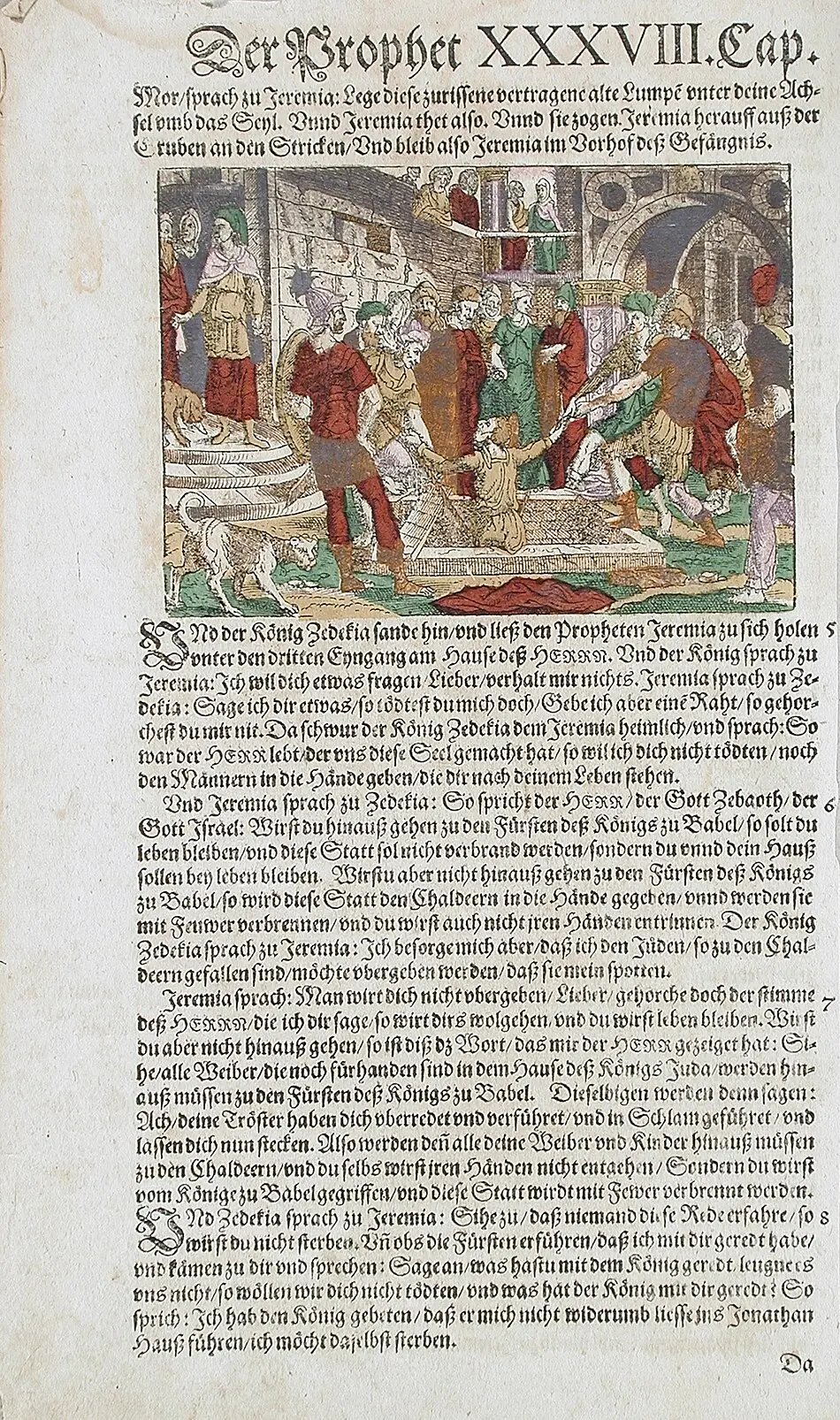 Jeremias retirado da cisterna