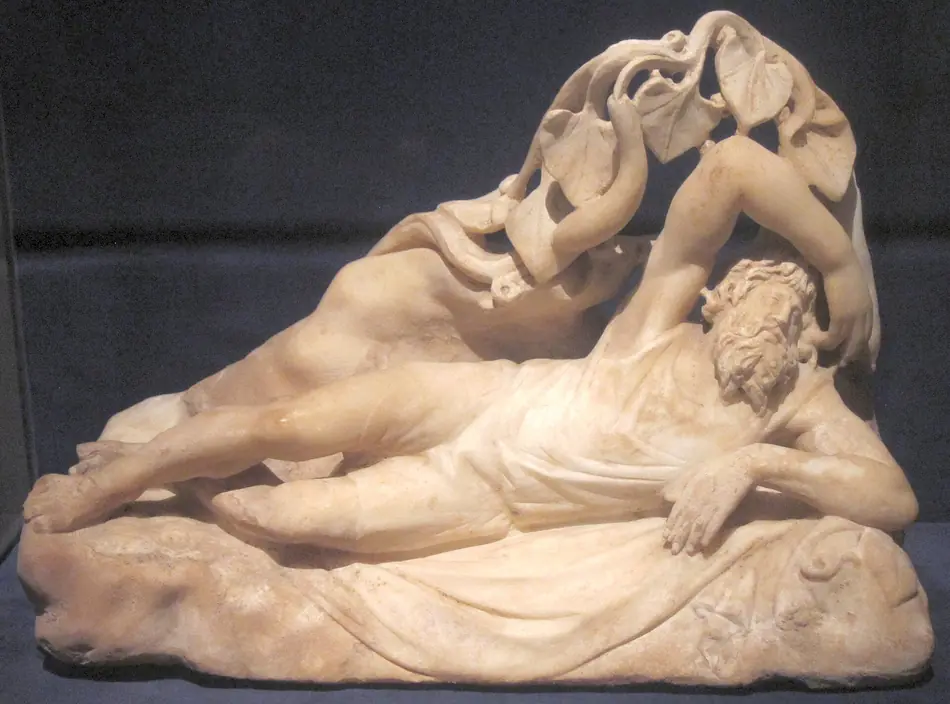 Jonas sob a aboboreira (escultura do fim do Império Romano)