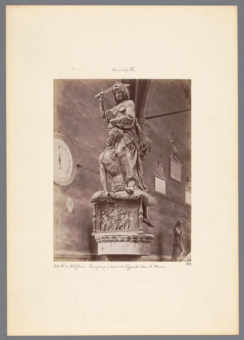 Judite e Holofernes, o grupo em bronze de Donatello