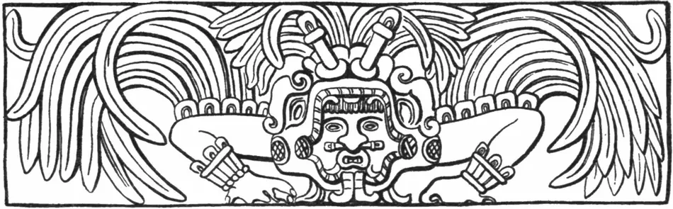 Quetzalcóatl, a Serpente Emplumada (Relevo Maia)