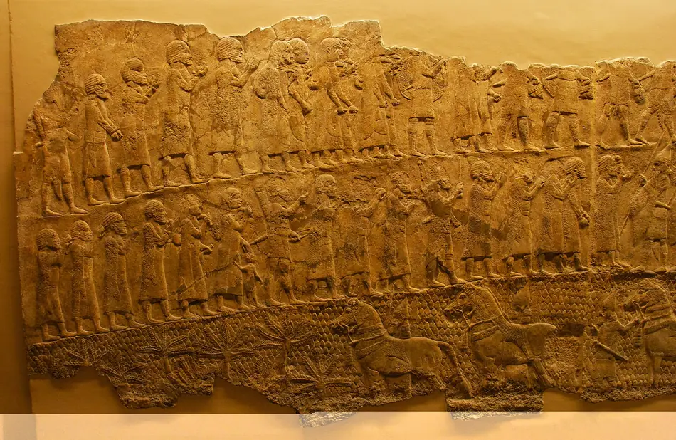 Relevo de Láquis, no Museu Britânico