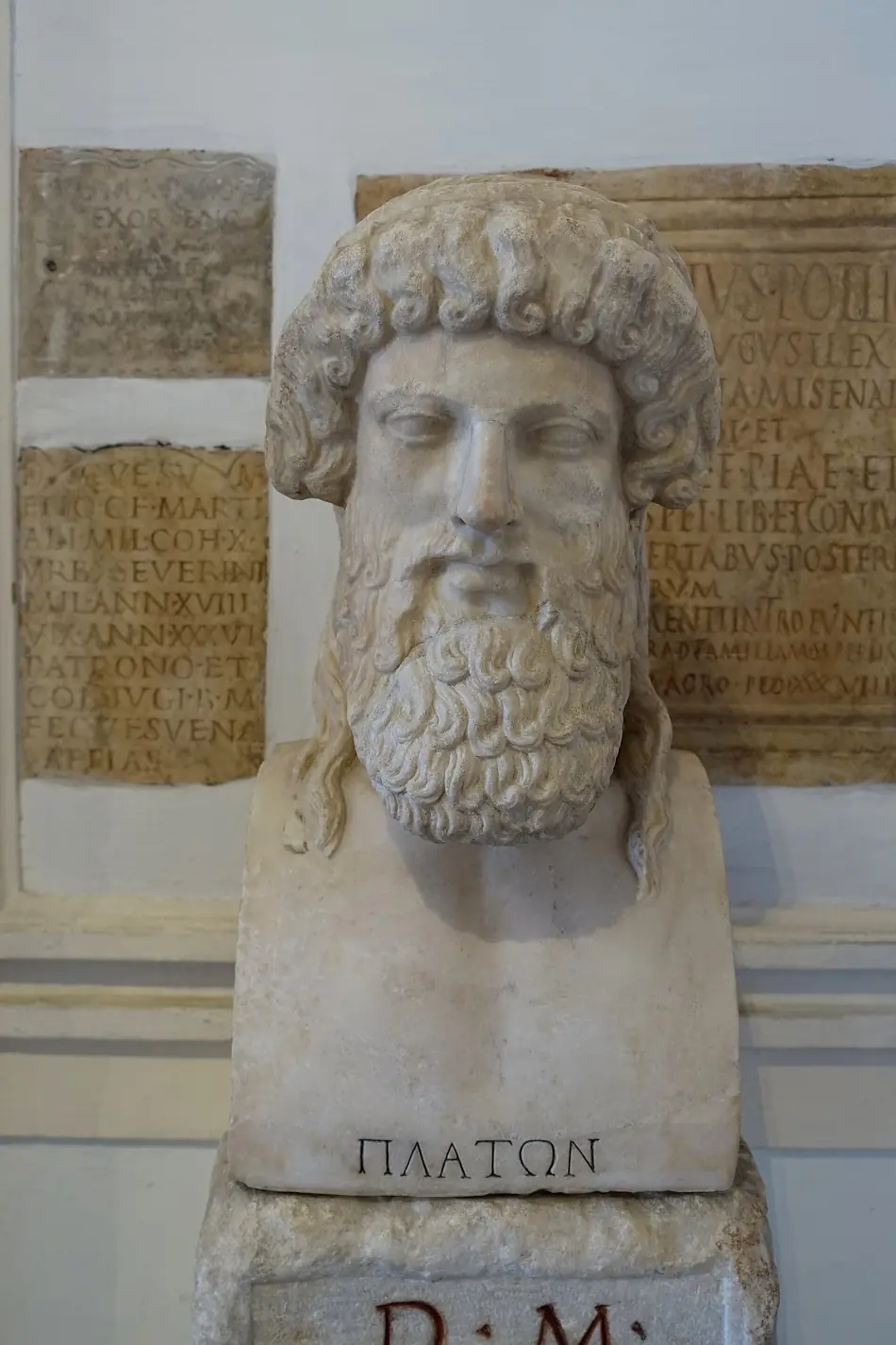 Busto de Platão nos Museus Capitolinos
